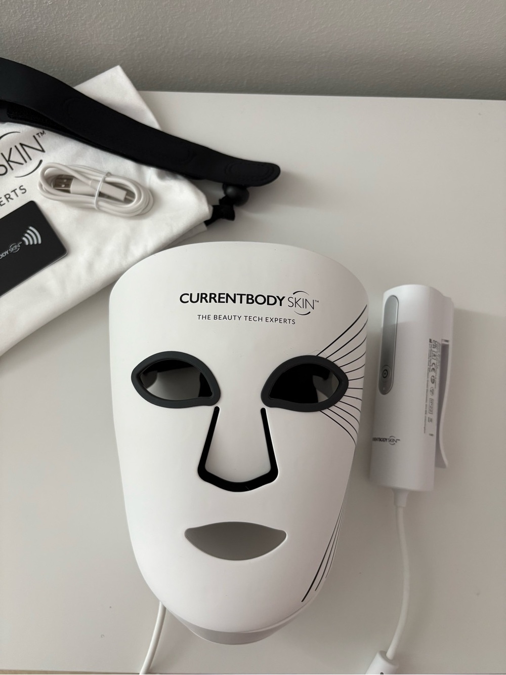 White LED Facial Mask - Professional Skin Red Light Therapy